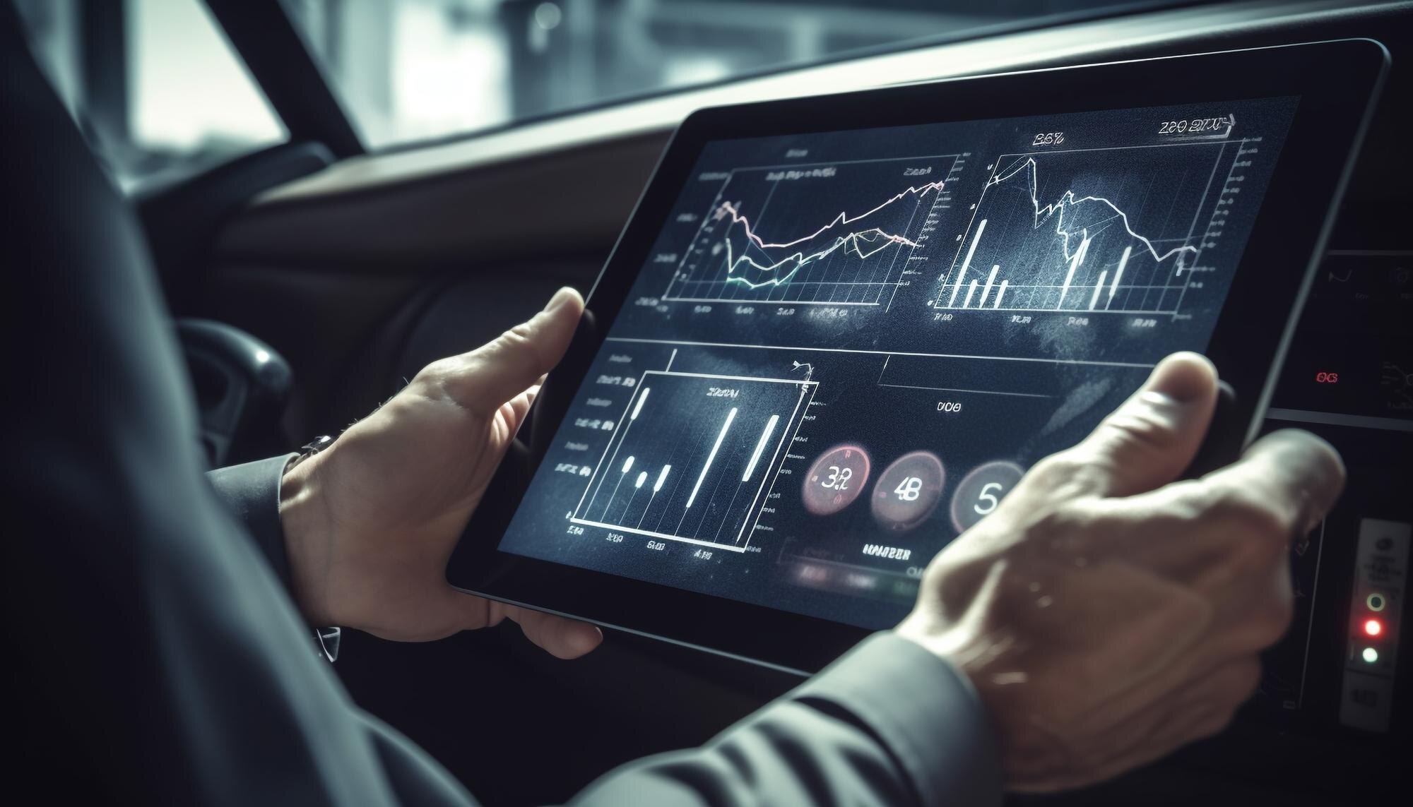 AI financial reporting dashboard